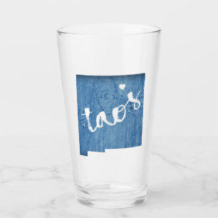 Verre Taos Nouveau Mexique Grain de bois