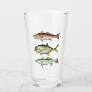 Verre Tarpon, Tambour rouge, Truite de mer Boire du verr
