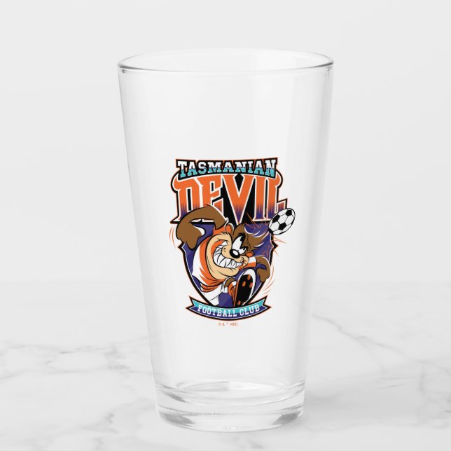Verre Tasmanian Devil Football Club Badge (Devant)