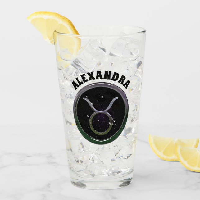 Verre Taurus personnalisé (Devant glace)