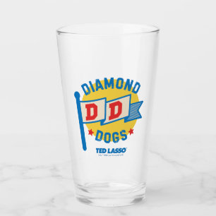 Verre Ted Lasso Diamond Chiens Pennant Graphisme