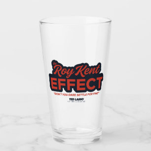 Verre Ted Lasso   Graphique de typographie de l'effet Ro