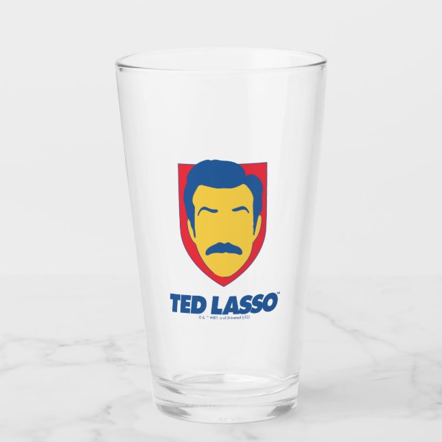 Verre Ted Lasso | Icône face (Devant)