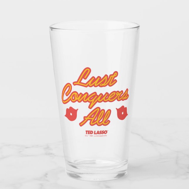 Verre Ted Lasso | La convoitise conquiert tout (Devant)