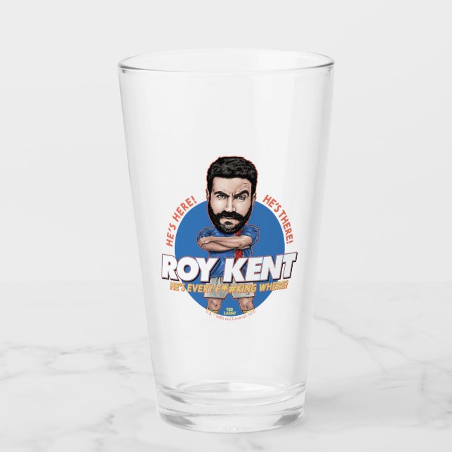 Verre Ted Lasso | Roy Kent Bobblehead (Devant)