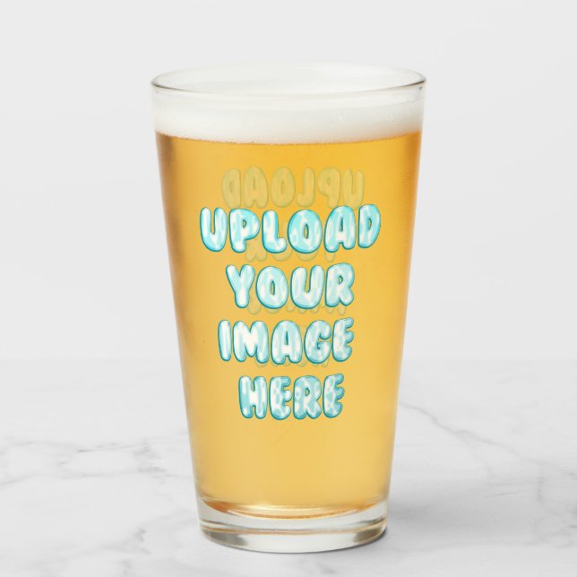 Verre Télécharger l'image de votre amour (Devant (rempli))