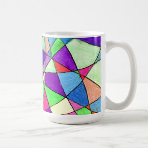 "Verre tendu" Conception abstraite Mug