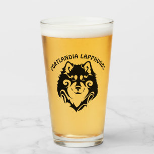 Verre Texte FINLANDAIS TRIBAL   de personnaliser de
