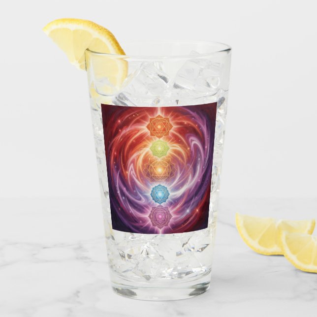 Verre The 7 Chakras´10 (Devant glace)