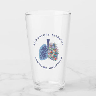 Verre Thérapeute respiratoire personnalisée Poumons flor