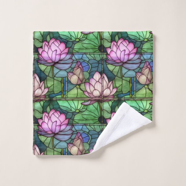 Verre Tissu Lotus Laver (Gant de toilette)