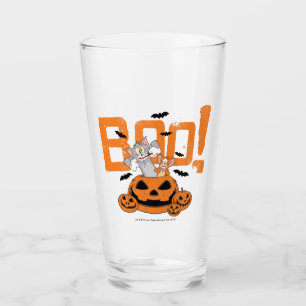 Verre Tom & Jerry   Happy Halloween Boo