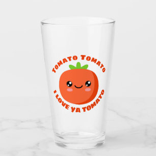 Verre Tomato tomate j'aime ta tomate