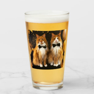 Verre Tony et Teddy Cat