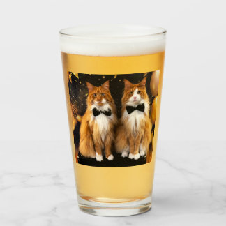 Verre Tony et Teddy Cat