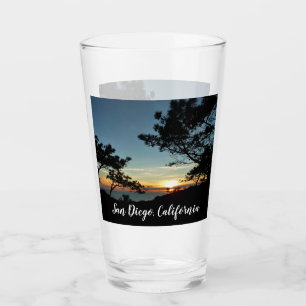 Verre Torrey Pine Sunset III Paysage californien