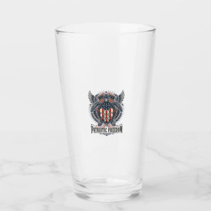 Verre Tortue de mer patriotique