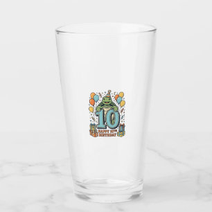 Verre Tortue mignonne Conception de fête vintage pour 10