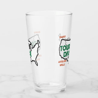 Verre Tour Divide USA logo pinte