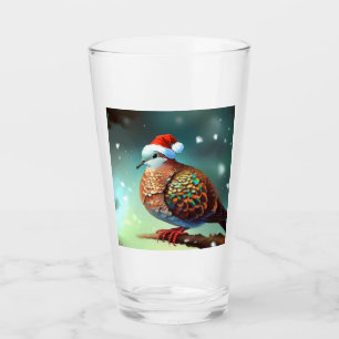 Verre Tourterelle de Noël Dove 3