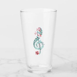 Verre Treble Clef Musique Cadeau Musicien Groupe d'ensei