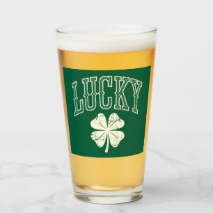 Verre Trèfle Chanceux de la Saint-Patrick Vintage