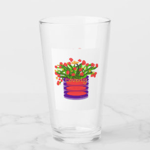 VERRE TRÈS FLORALE