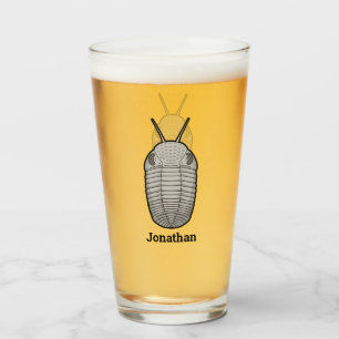 Verre Trilobite préhistorique