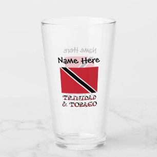 Verre Trinidad Tobago Drapeau Trinidadien Personnalisé