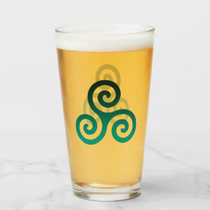 Verre Triskele vert