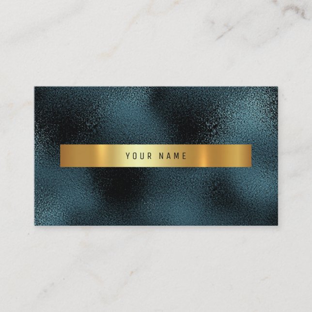 Verre Tropical Green Gold Turquoise Vip Carte de v (Devant)