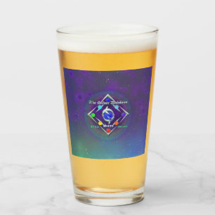 Verre TSDS : De la vie et de l'amour Logo Bleu et Vert