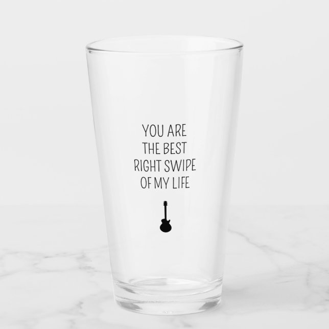 Verre Tu es le meilleur rempart de ma vie Valentine (Devant)