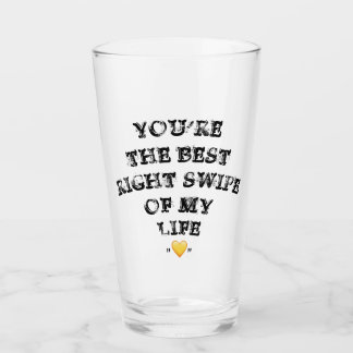 Verre Tu es le meilleur rempart de ma vie Valentine