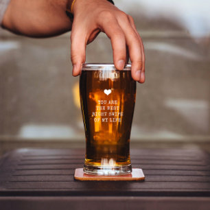 Verre Tu es le meilleur rempart de ma vie Valentine