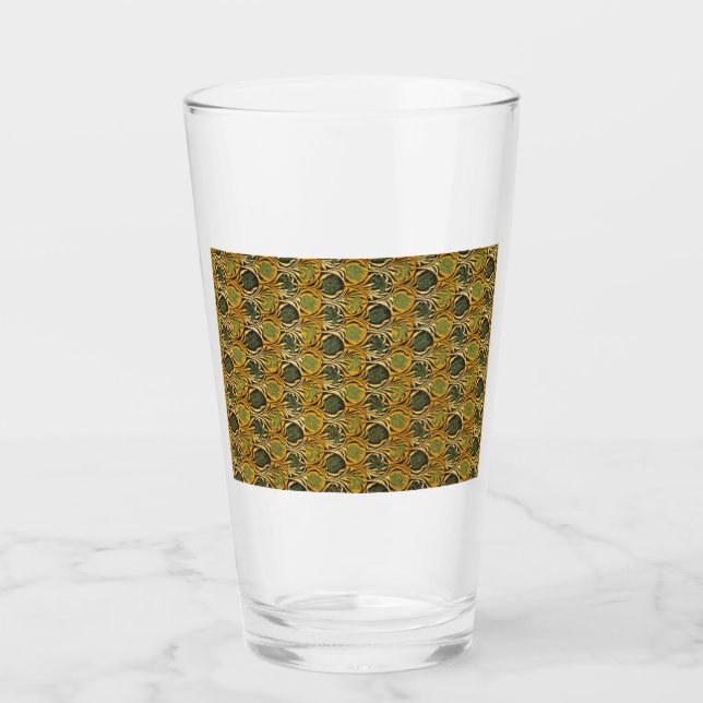 Verre Tulip et Lily Motif (par William Morris) (Devant)