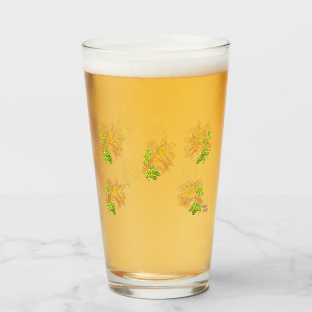 Verre : Tulipes (Devant (rempli))