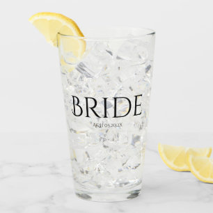 Verre Tumbler de mariée classique
