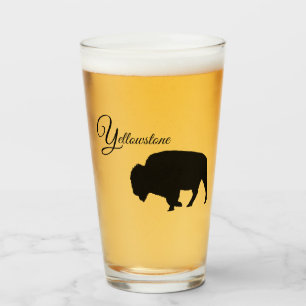 Verre Tumbler-Yellowstone Buffalo
