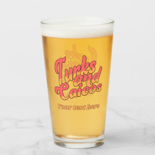 Verre Turcs et Caicos personnalisés