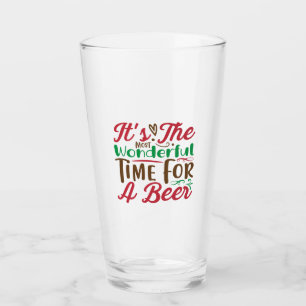 Verre un moment merveilleux pour une bière