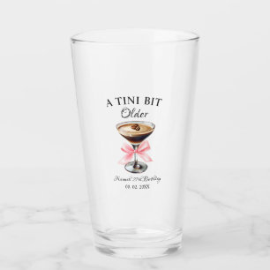 Verre Un Tini Bit Ancien Martini fête d'anniversaire