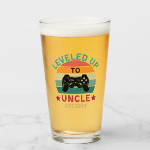 Verre Uncle Pregnancy Faire-part Beer Glass EST 2024