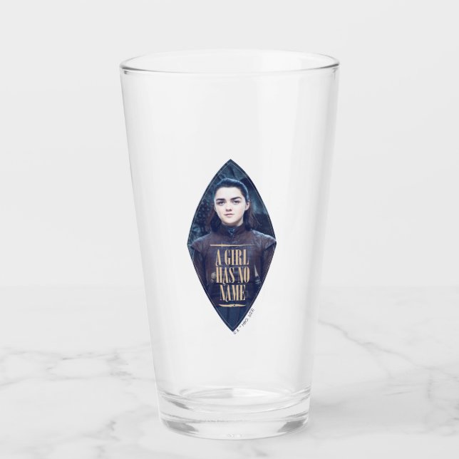 Verre "Une Fille N'A Pas De Nom" Arya Stark Graphic (Devant)