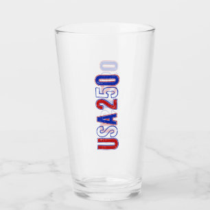Verre USA 250e anniversaire 1776-2026 Patriotique Améric