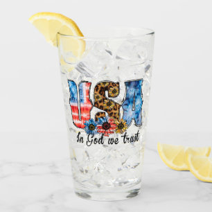 Verre USA En Dieu, nous faisons confiance Christian