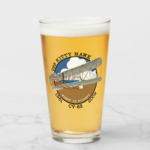 USS KITTY HAWK CV-63 1961-2009 TUMBLER
