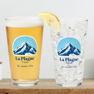 Verre Vacances à la station de ski de La Plagne France 