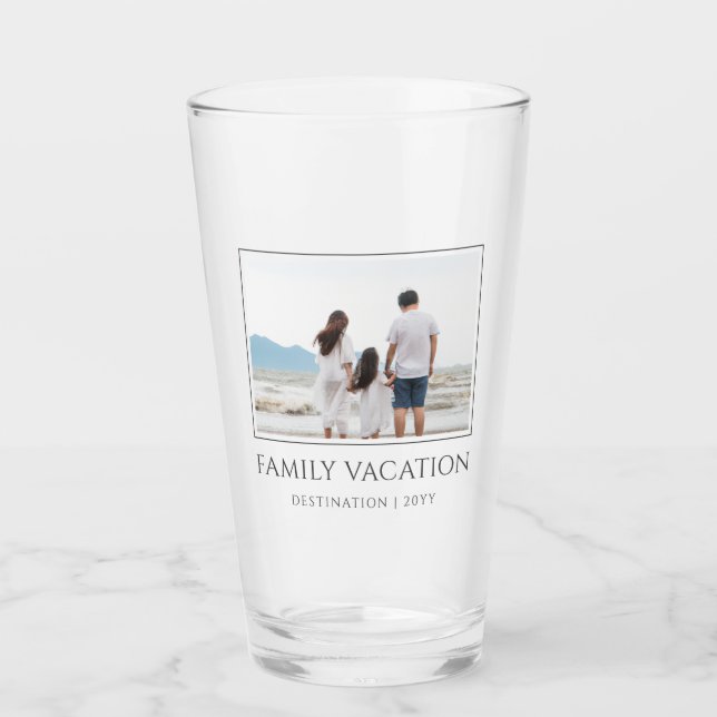 Verre Vacances en famille élégantes | Photo de voyage en (Devant)