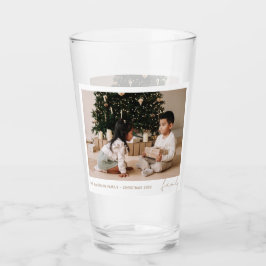 Verre Vacances photo minimes simples en famille de scrip